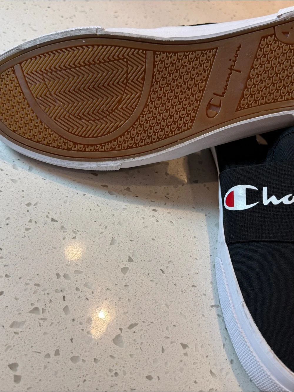 Champion Rally Mens’s Black Slip-On Sneakers